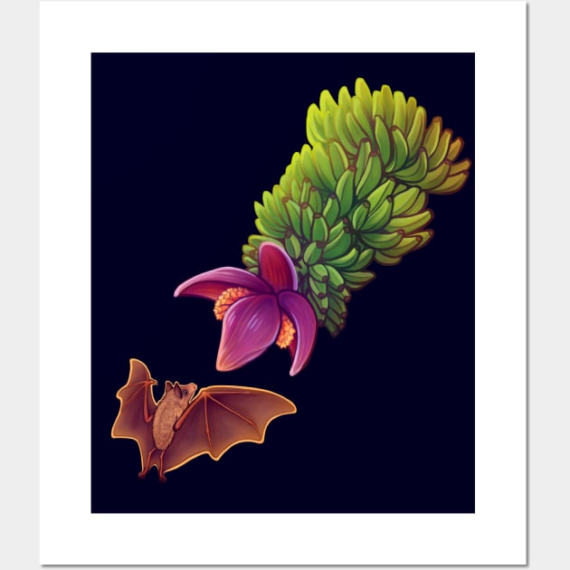 Fruit Bat 3 Wall Art by DoomedDreamer